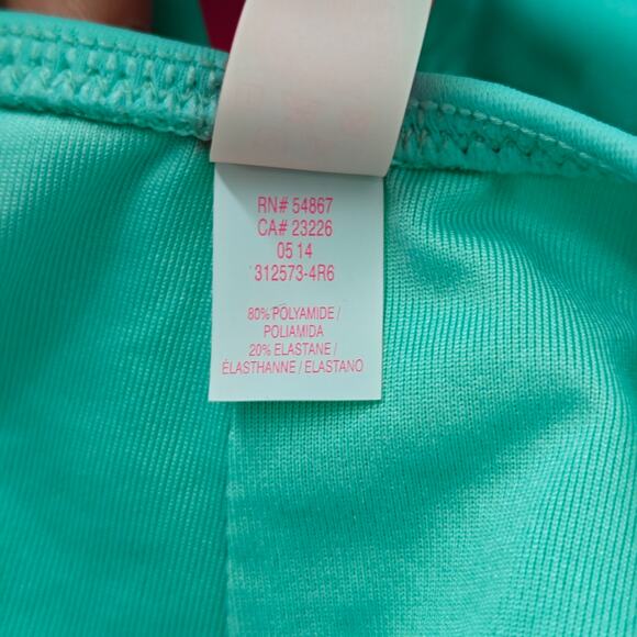 Victoria's Secret Flounce Halter One Piece Swimsuit Backless Cut Out Sides - Picture 3 of 5